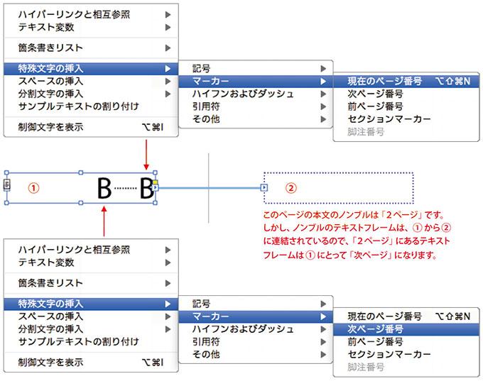 ページ番号マーカー